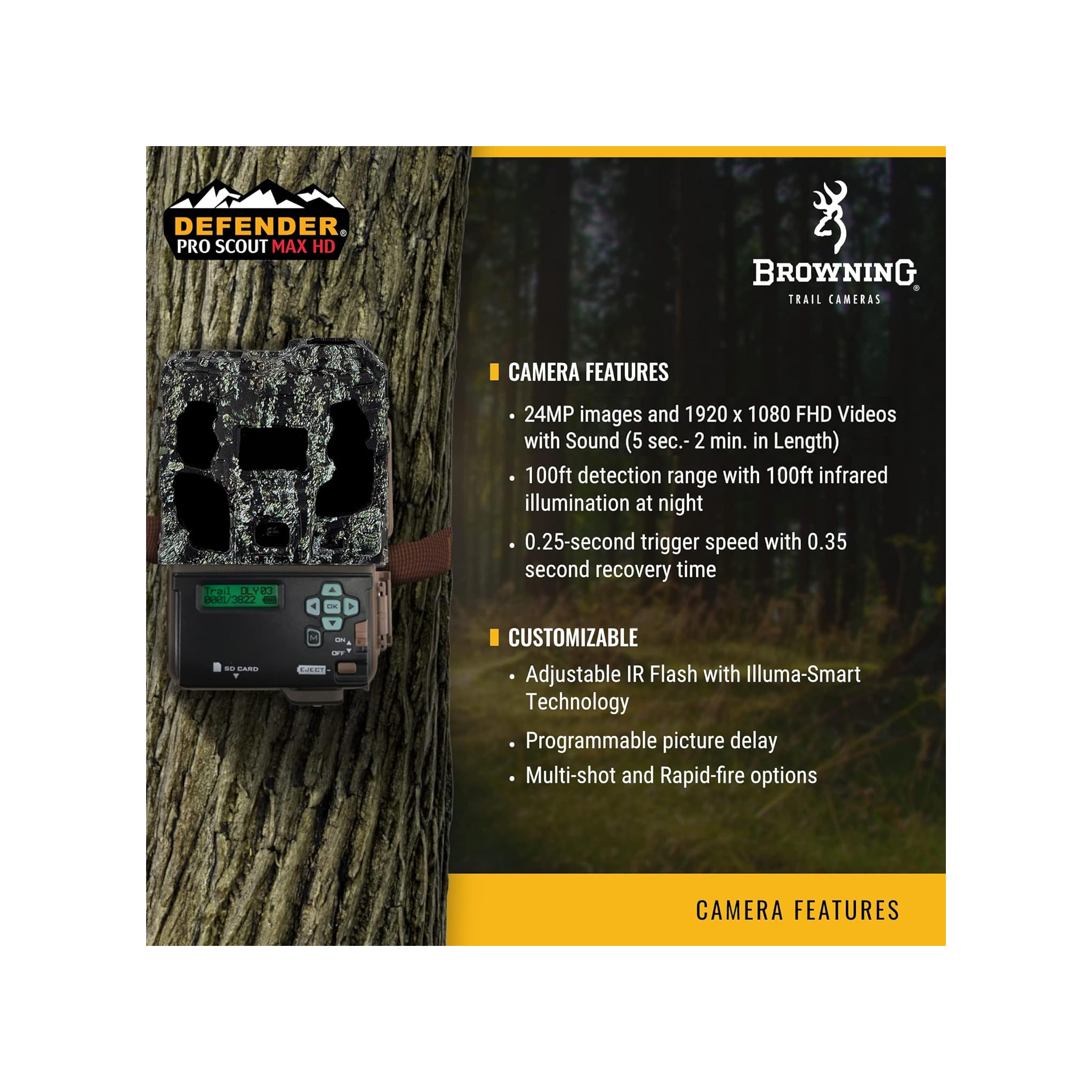 Browning Defender ProScout Max HD Cellular Trail Camera